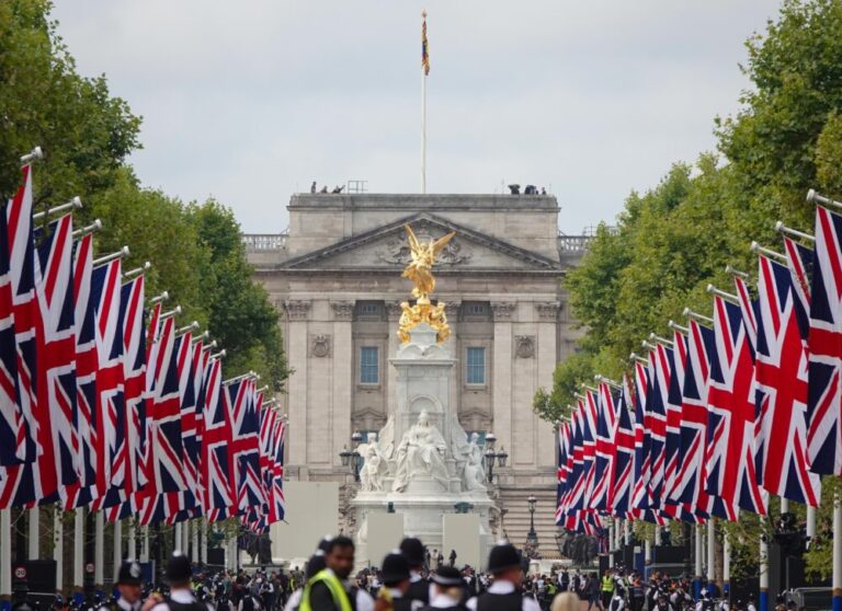 Robots keep the coronation traffic moving.