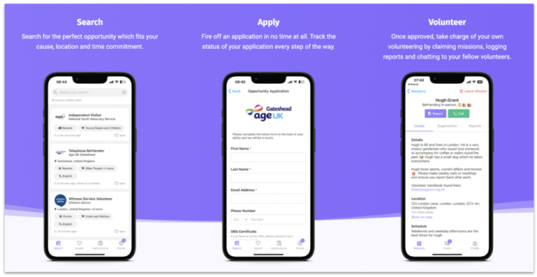 As Google searches soar +82%, it’s easier than ever to find volunteering opportunities in the UK with Volunteero’s new app